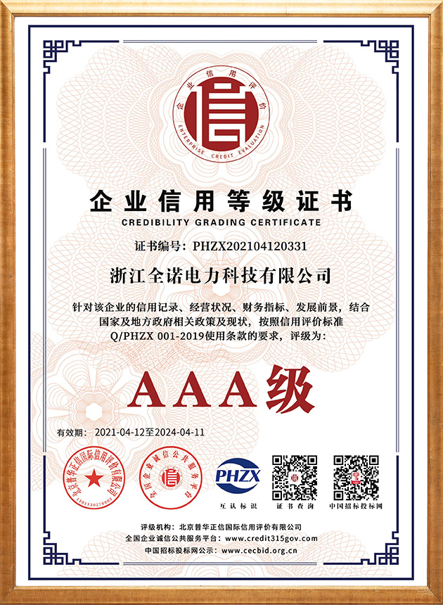 企业信用等级